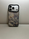 Coque thème mirage bleu et or
