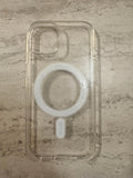 Coque transparente MagSafe iPhone anneau magnétique