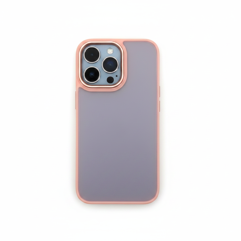 Coque rose - studio transparent